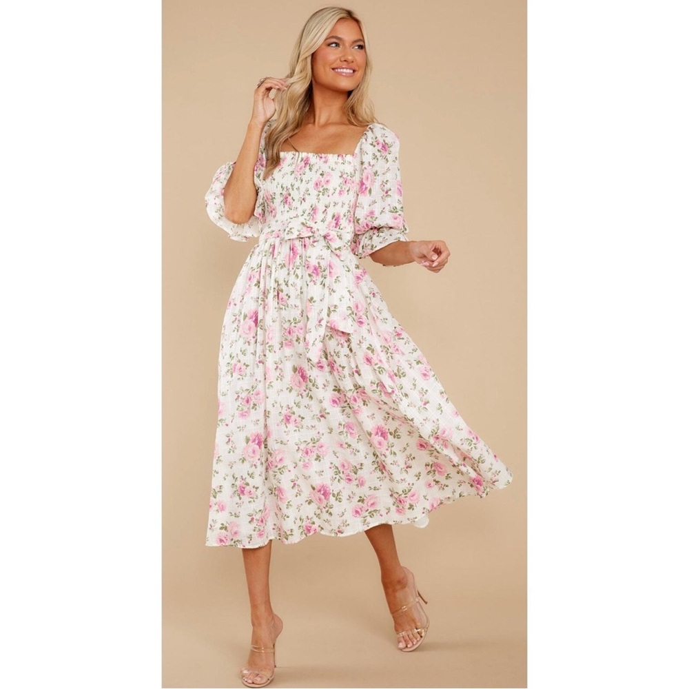 Pink blush Boutique Midi Dress